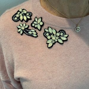 Jcrew size medium jeweled sweater